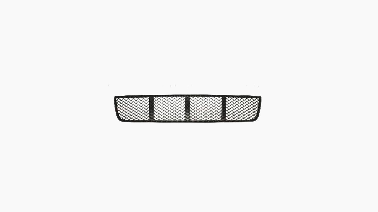 Middengrille In Voorbumper Zwart