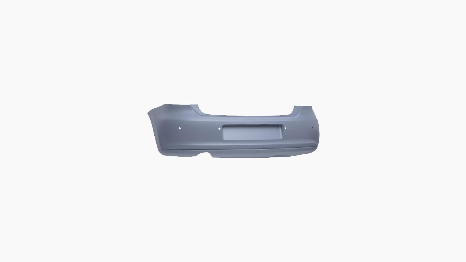 Achterbumper In Primer / Pdc