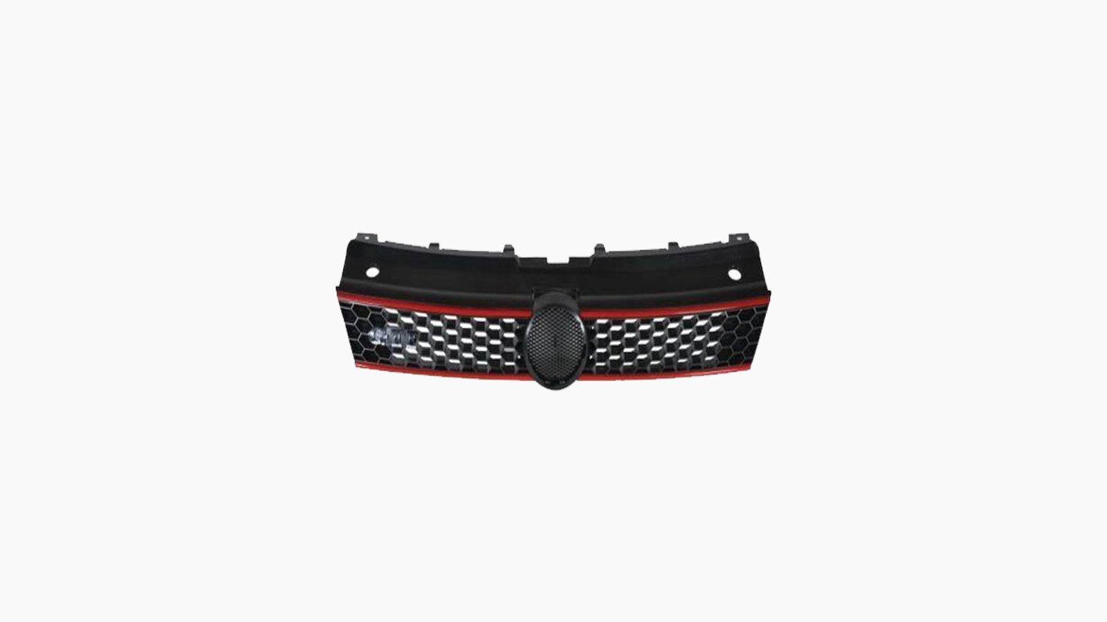 Grille Zwart Met Rode Lijsten