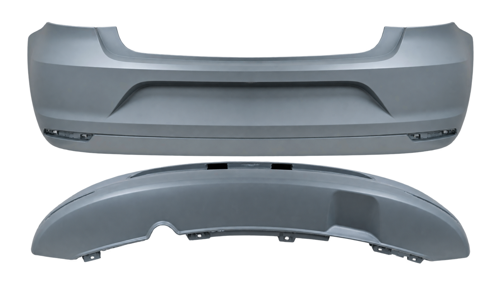 Achterbumper voor VOLKSWAGEN POLO 5 2014-2017