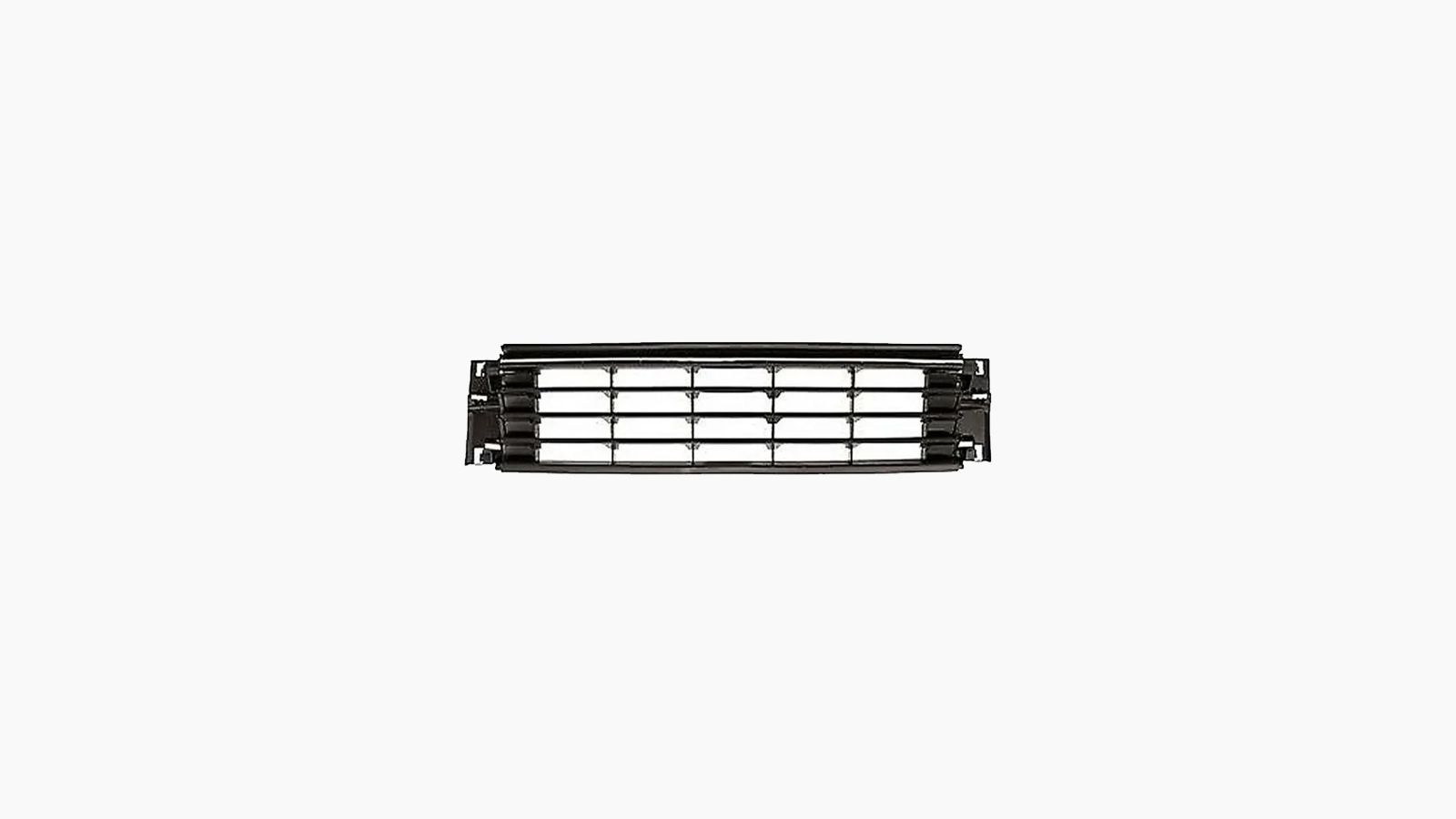 Middengrille Voorbumper Donkergrijs / Chroom