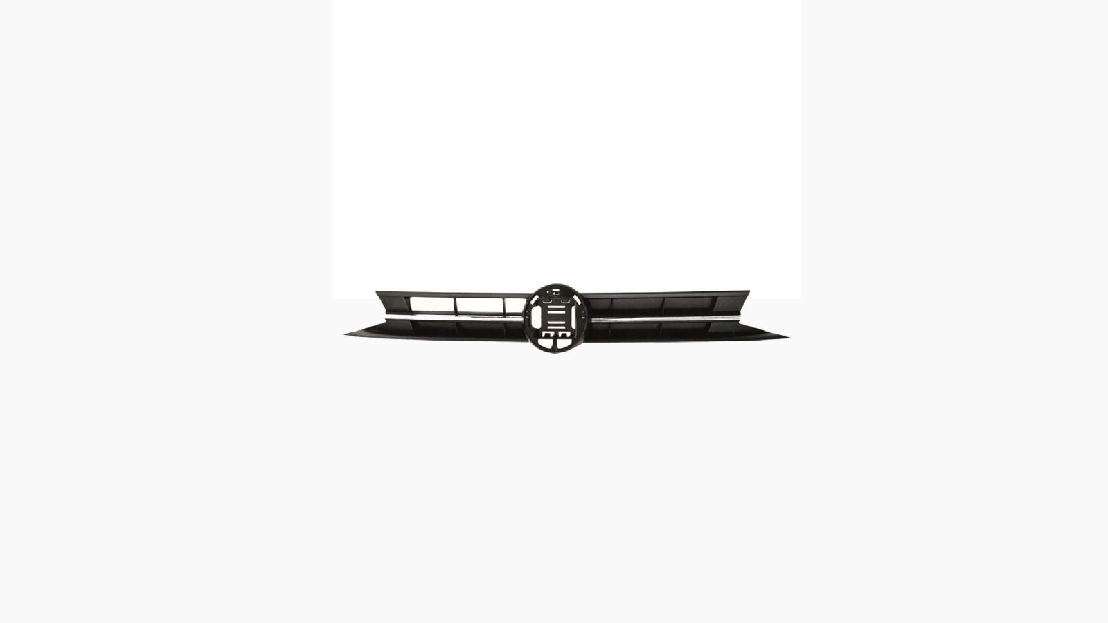 Grille Zwart Met Chromen Lijsten