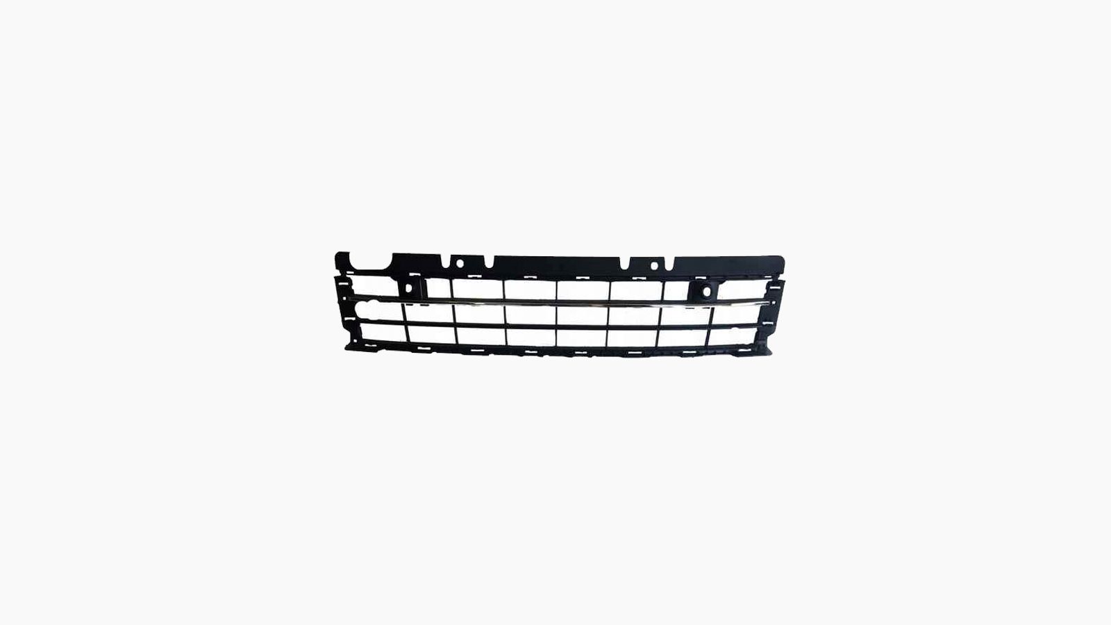 Middengrille Voorbumper Zwart / Chroom / 2 Pdc Gaten