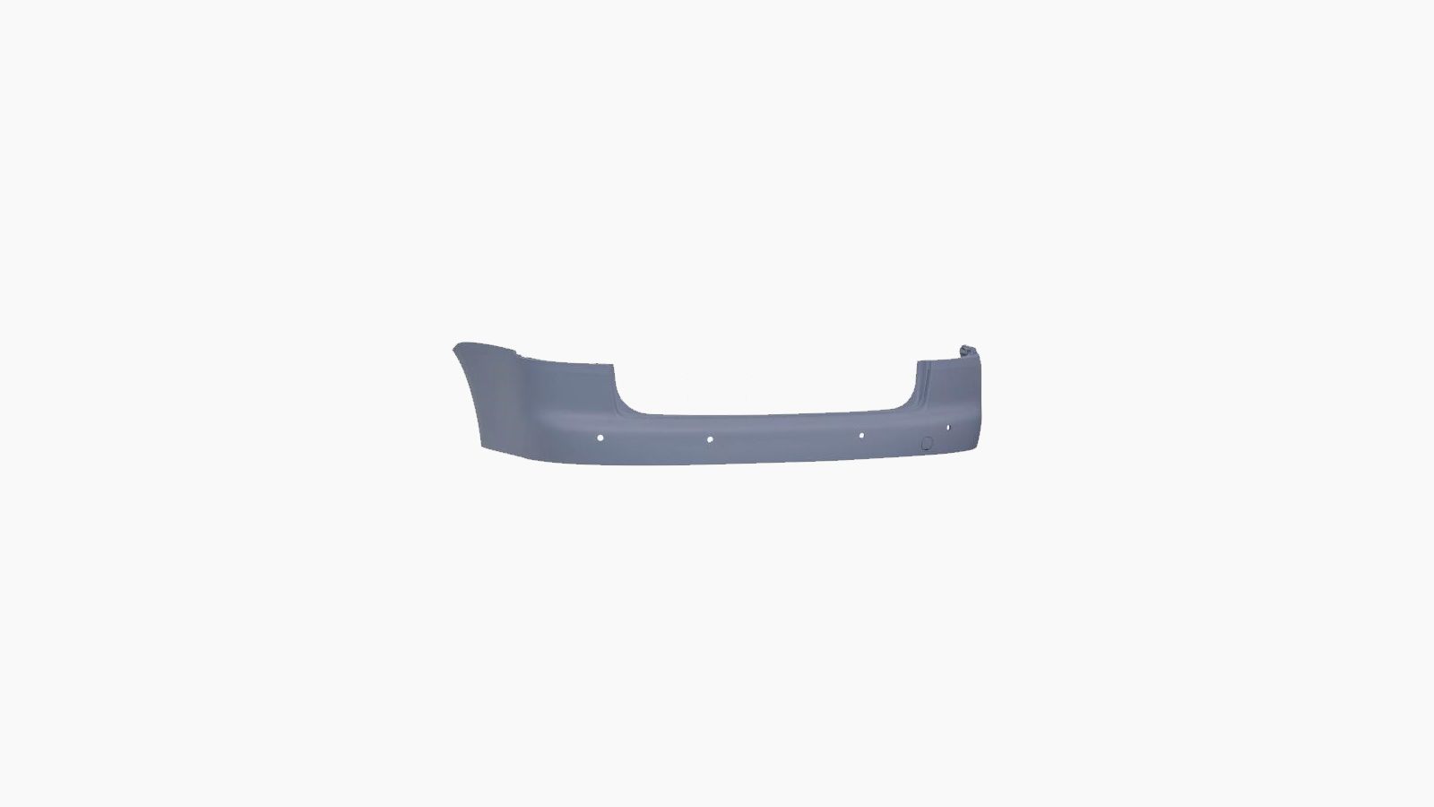 Achterbumper In Primer / Pdc Gaten Ø22Mm