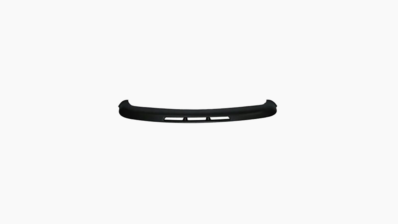 Voorbumper-Strip Zwart Glad
