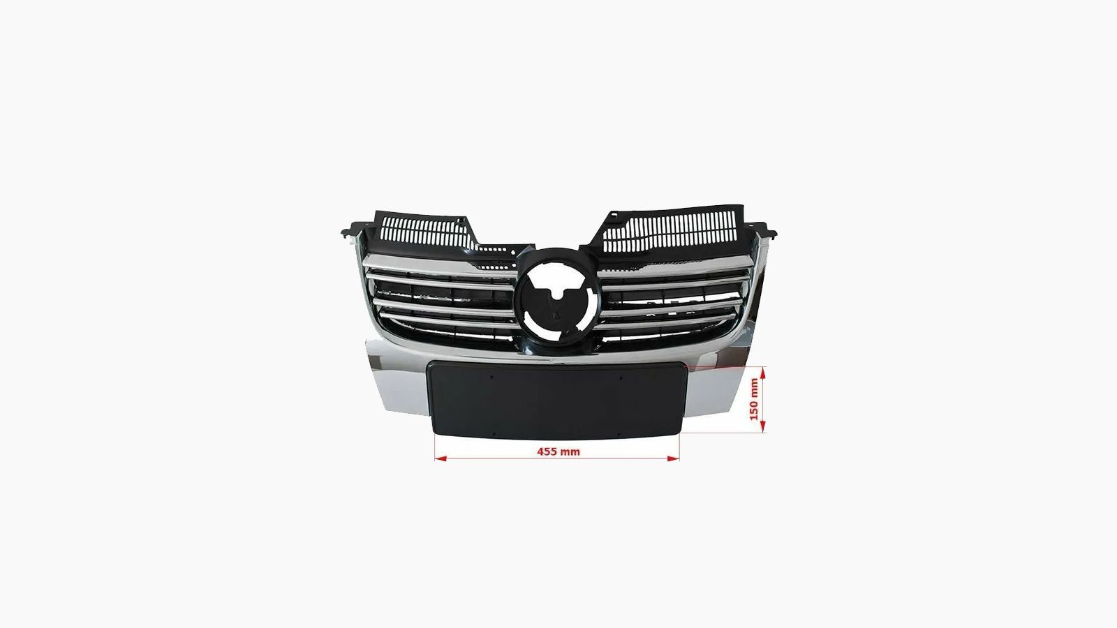 Grille Zwart / Chroom Variant 07-