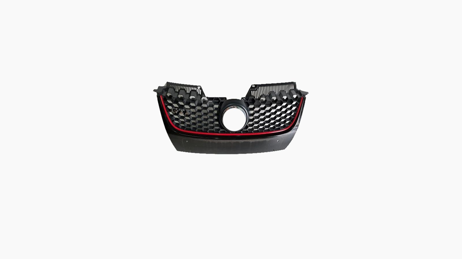 Grille Zwart Met Rode Bies Gti
