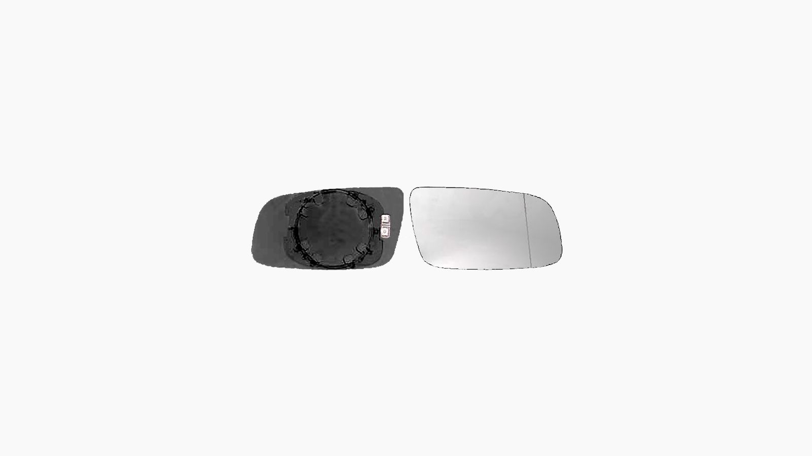 Spiegelglas Chr.verwarmbaar Met Montageplaat