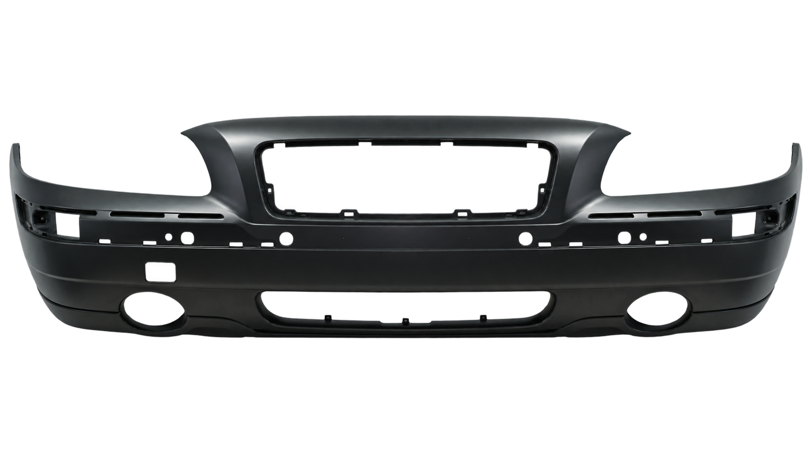 Voorbumper met mistlampgaten in primer voor Volvo S60 2000-2004