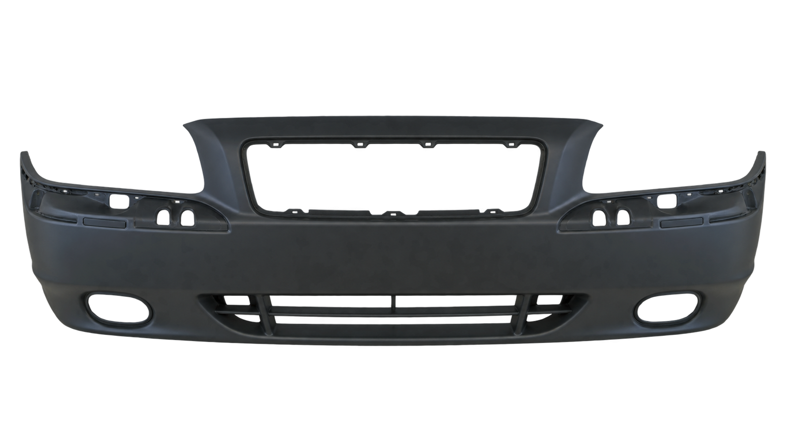 Voorbumper met mistlampgaten in primer voor Volvo S80 1998-2006