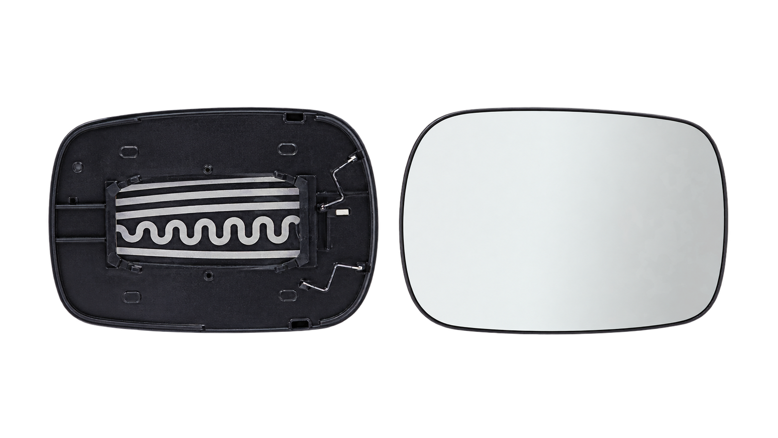 Spiegelglas links voor VOLVO XC90 2002-2006