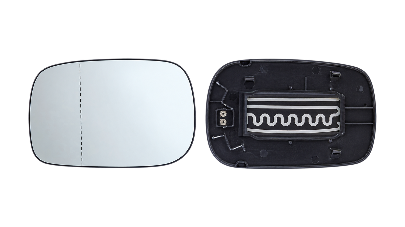 Spiegelglas links voor VOLVO XC90 2002-2006