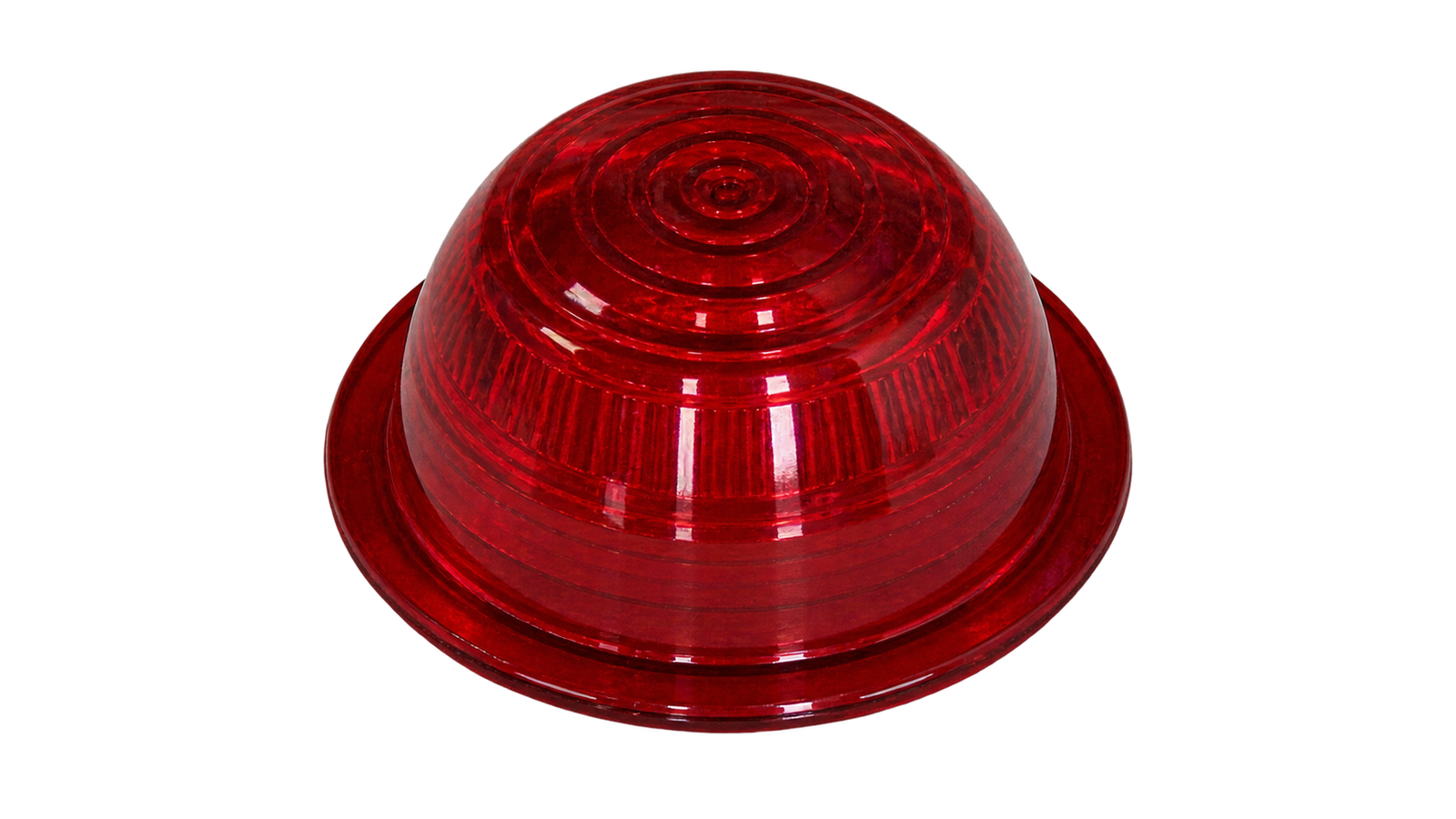 Glas Zijlamp Rubberen Arm Rood