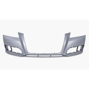 Voorbumper met mistlampgaten in primer voor Audi A3 8P1 2008-2012