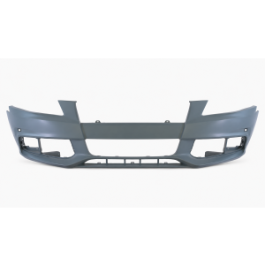 Voorbumper met PDC en mistlampgaten in primer voor Audi A4 B8 2007-2011
