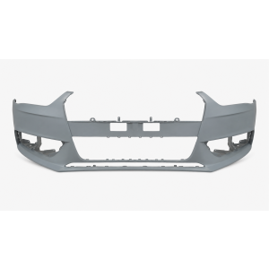 Voorbumper met mistlampgaten in primer voor Audi A4 B8 2011-2015