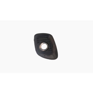Zijgrille In Voorbumper Met Mistlampgat Zwart / Chroom