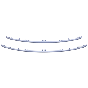 Grille voor Peugeot 3-08 2011-2013