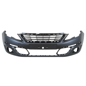 Voorbumper met mistlampgaten in primer voor Peugeot 308 2013-2017