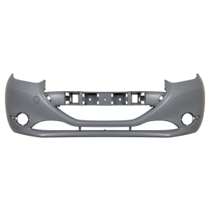Voorbumper met mistlampgaten in primer voor Peugeot 208 2012-2015