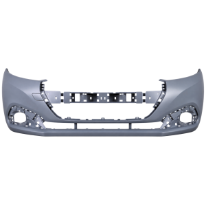 Voorbumper met mistlampgaten in primer voor Peugeot 208 2015-2019