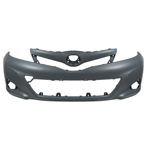 Voorbumper met mistlampgaten in primer voor Toyota YARIS 2011-2014