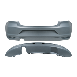 Achterbumper voor VOLKSWAGEN POLO 5 2014-2017