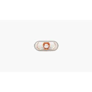 Zijcligno Wit / Held Met Oranje Lens R/L