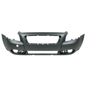 Voorbumper met mistlampgaten in primer voor Volvo S40/V50 2007-2012