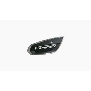 Grille Zwart / Chroom / Pdc Gat
