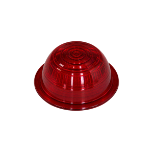 Glas Zijlamp Rubberen Arm Rood