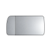 Spiegelglas links voor MERCEDES 190E/190D W201 1983-1993