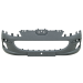 Voorbumper met mistlampgaten in primer voor Peugeot 407